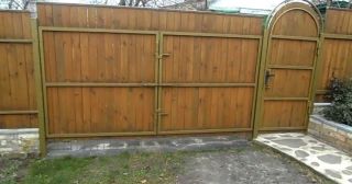 Купить распашные ворота деревянные Саров, цена от 2801 руб.