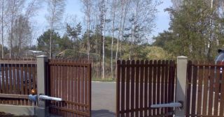 Купить распашные ворота из штакетника Саров, цена от 2801 руб.